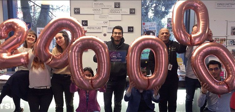 200 000e visiteur accueilli à l'Accueil Welcome Desk - UFTMP - 2019
