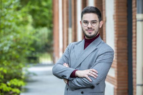 Axel Loscertales, président du parlement étudiant de l'Université de Toulouse